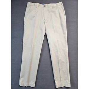 Brooks Brothers Lightweight Chino Pants Mens 38x32 Classic Fit Khaki Flat Front
